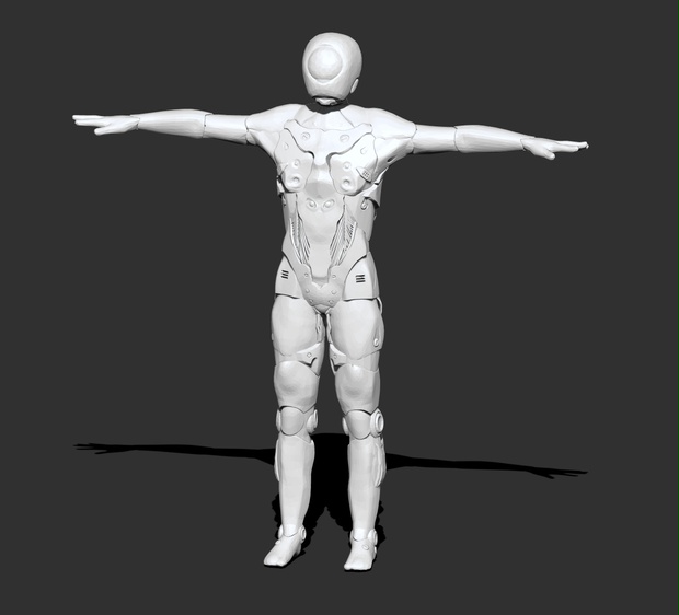 ヒューマノイド【３DCG素材】