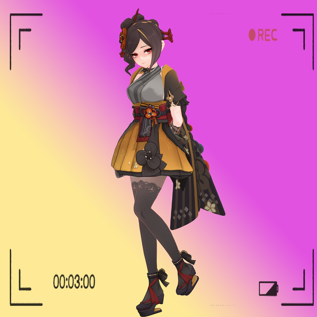 【3Dモデル】Chiori——PMX