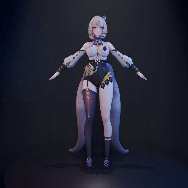 3Dモデル「Yidhari」——PMX