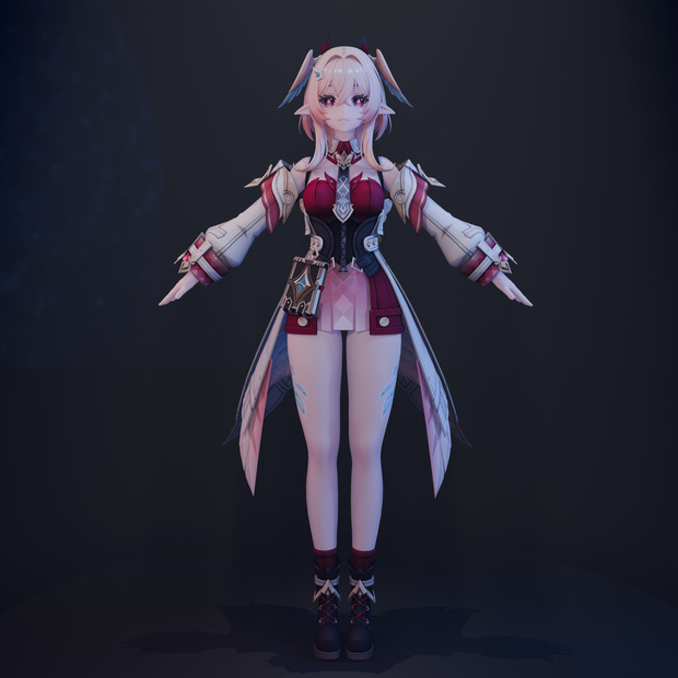3Dモデル「Linnea]1.1_PMX