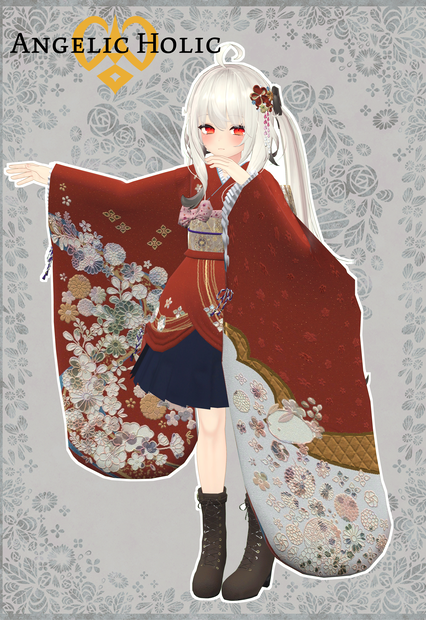 【６アバター対応】アレンジ振袖 IZANAMIcutie