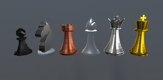 【元素×チェス】エレメノ・チェス（Elemeno Chess）【3Dモデル】