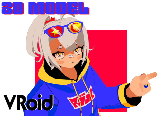 VRoid Model - P2U Sporty Gal