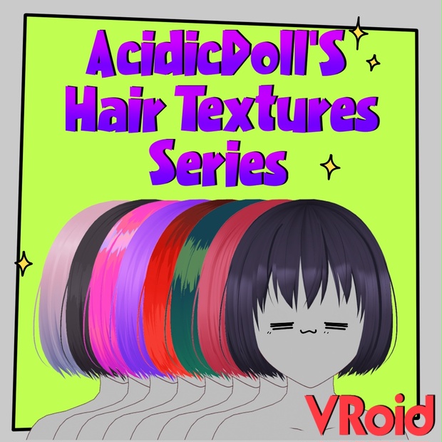 Vroid Hair Textures Acidicdollz Booth