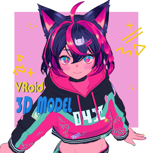 VRoid Model - P2U Cat Girl