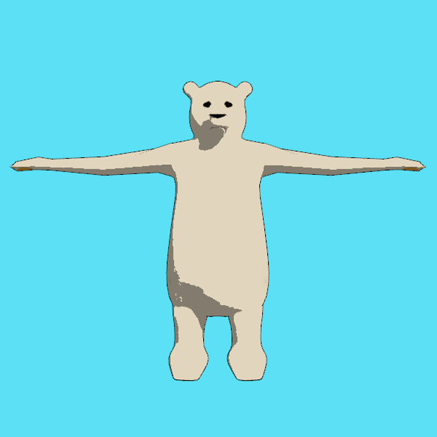 【VRChat】クマアバター 2タイプ