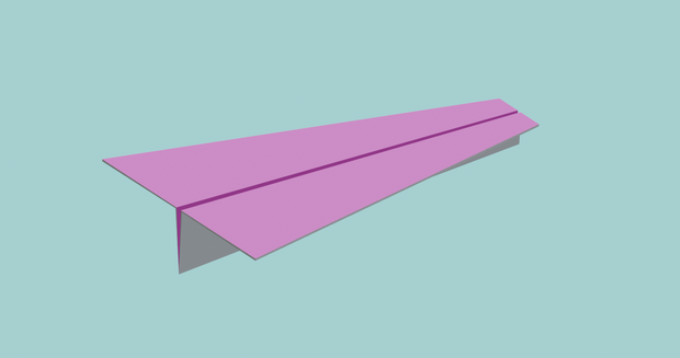 【無料3Dモデル】紙飛行機