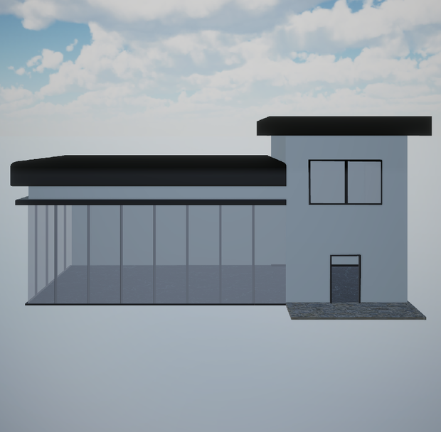 【無料3Dモデル】ModernHouse1