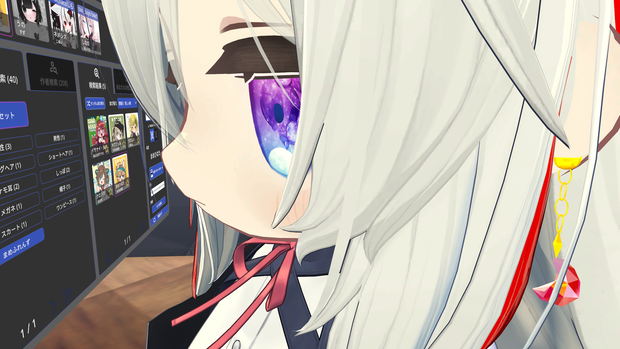 《オリジナル3Dモデル》moon earring【イヤリング】