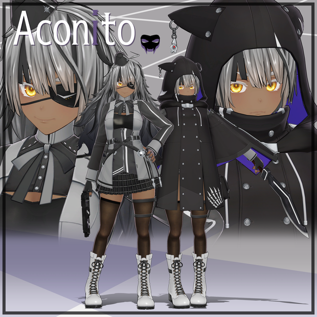 VRC向けオリジナル3Dモデル　アコニト