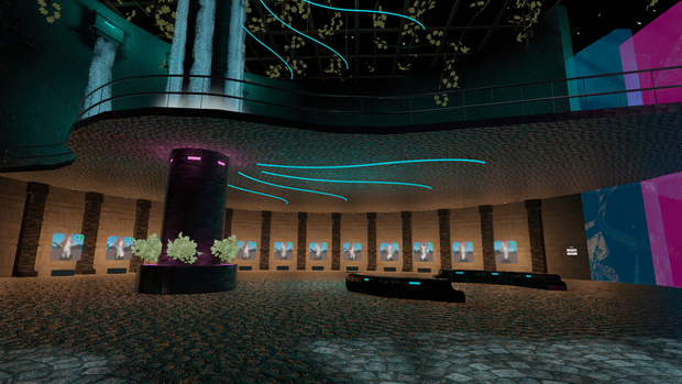 Avatar World for VRChat Platform in Space