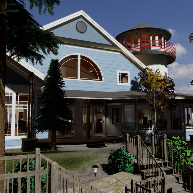 VRChat House Private Island Lighthouse