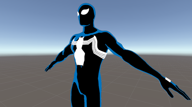 90s Animated Series Symbiote Spider-Man VRC Avatar