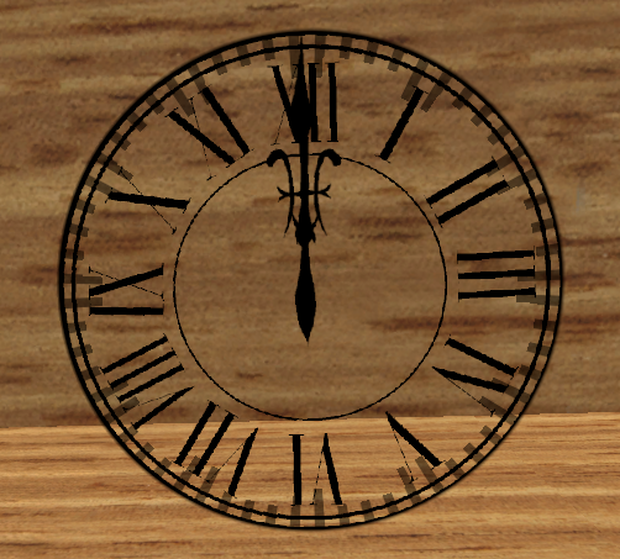無料配布：どこでもVRC専用時計（VRCアバター想定）VRC Avatar-Ready Clock for Anywhere