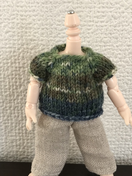 オビツ11 opalの毛糸の手編みのセーター 【メーカー直送】 - 人形