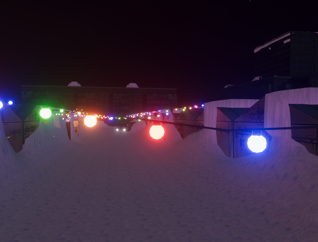 イルミネーション クリスマスライトジェネレーター[Christmas Lights Generator] Blender 3.0 Geometry Node