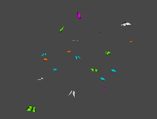 Butterflies - ParticleSystem