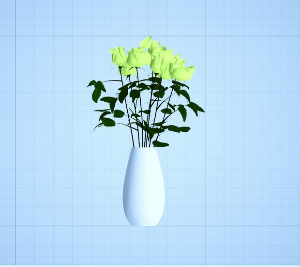 3d 花瓶　花