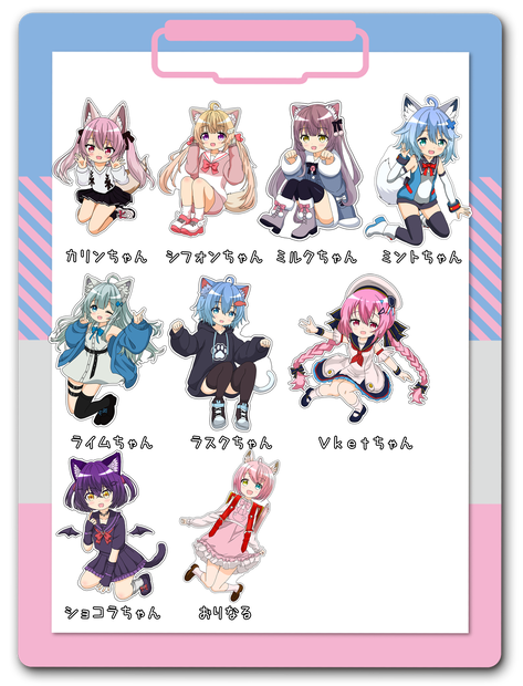 VketReal2024Winter アクリルキーホルダー全9種類 70mmサイズ