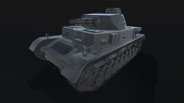 [3Dモデル]　Panzer IV　4号戦車