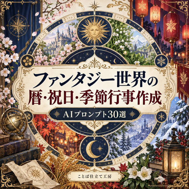 ファンタジー世界の暦・祝日・季節行事作成｜コピペで使えるAIプロンプト30選