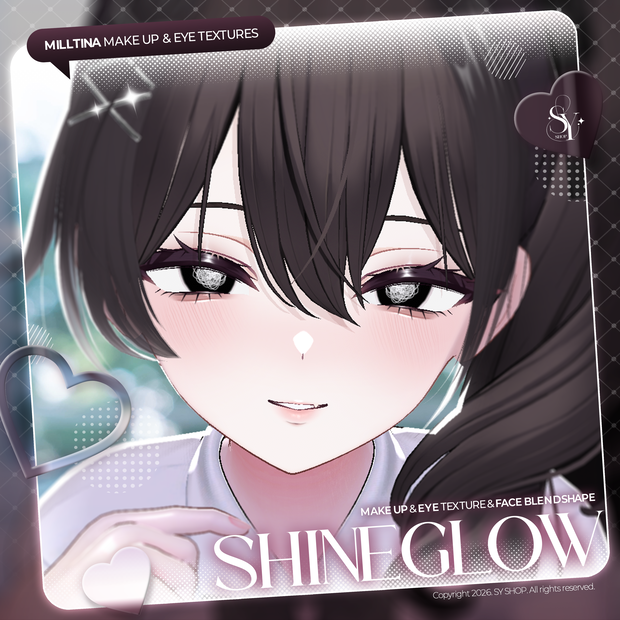 𝐒𝐇𝐈𝐍𝐄 𝐆𝐋𝐎𝐖 : Milltina Eye & Make Texture