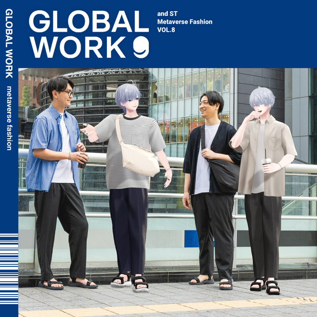 and ST GLOBAL WORK『夏の羽織り2スタイルコーデ』フルSET