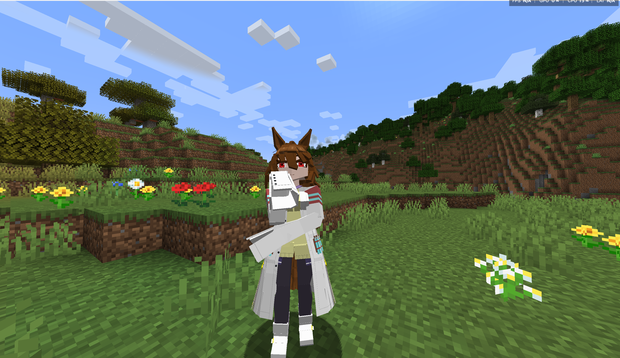 Minecraft model Agnes Tachyon, Touhou Little Maid Mod