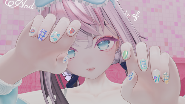 【無料版あり】ラクガキネイル【シンプルジェルネイル -Simple Gel Nail】
