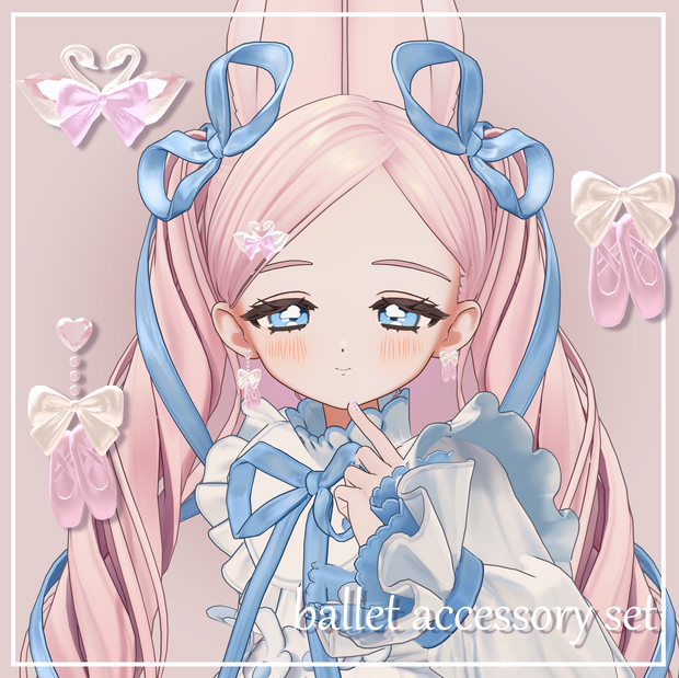 ballet accessory set /バレエモチーフ