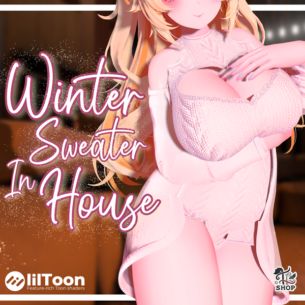 『Winter Sweater In House』 [For 22 Female Avatar]