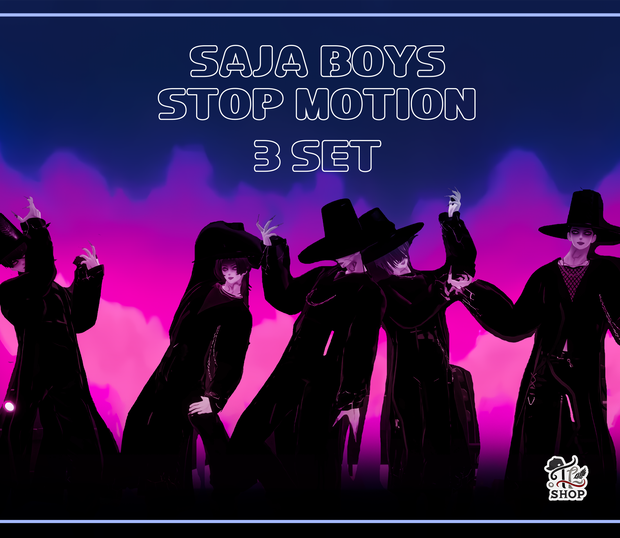 [無料/Free] Saja Boys Stop Motion 3 Set (Kpop Demon Hunters)
