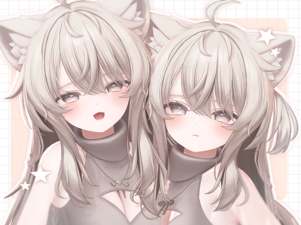 【Eku/エク】 ✨Cute face set＋skin material✨