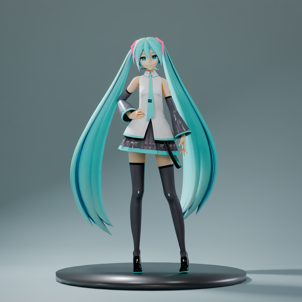 【無料MMD】HBS初音ミク_SP ver2.0