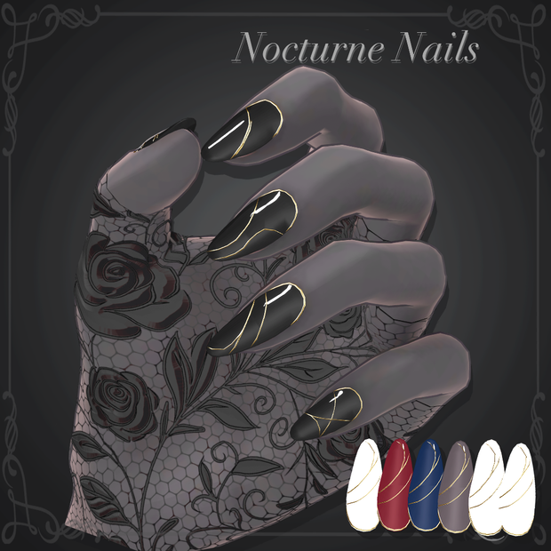 【豺狼】Nocturne Nails－7color Set【ミルティナ】