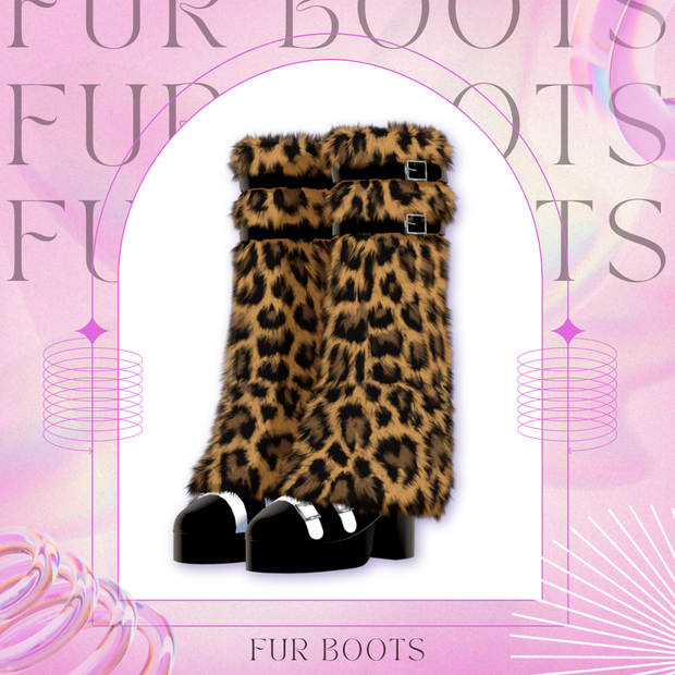 ファーブーツ_Fur boots【複数アバター対応】