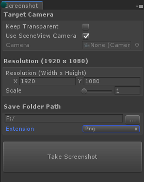Editor High Resolution Screenshot【Unity Editor拡張】