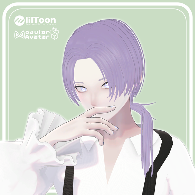 【紫乃専用】センター分けローポニー【FREE】