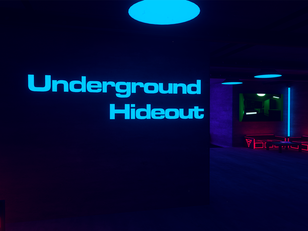VRChat Home World - Underground Hideout