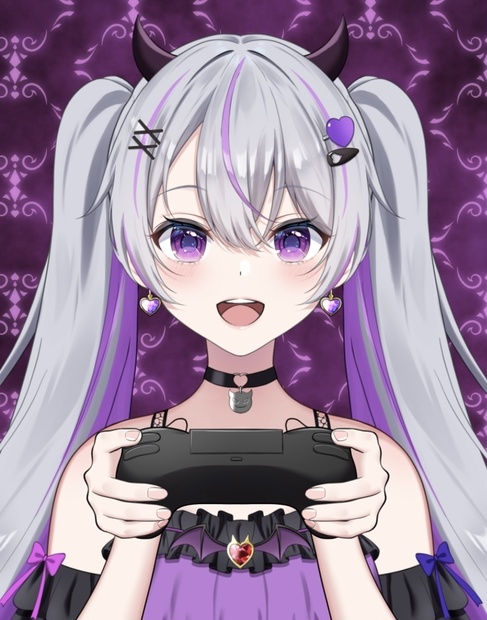 【フリー素材】コントローラーを持つ手【Vtuber】