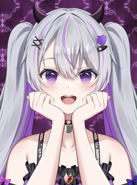 【フリー素材】あごに置く手【Vtuber】