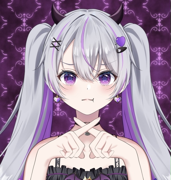【Vtuber素材】バツを作る手