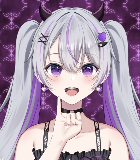 【Vtuber素材】小指を立てる手