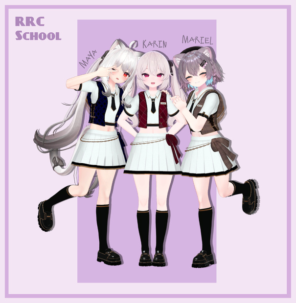 [6 アバター対応] RRC School_制服