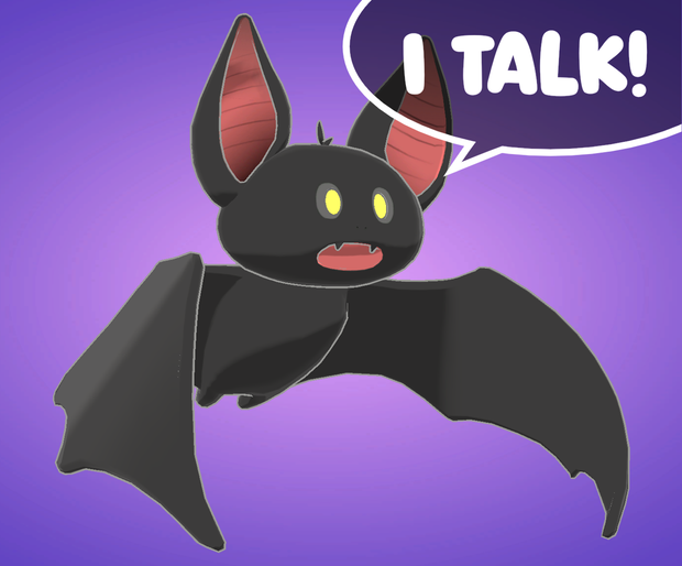 Flying Bat 3D TTS Pet