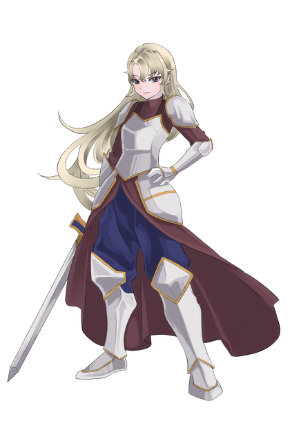 女騎士 立ち絵