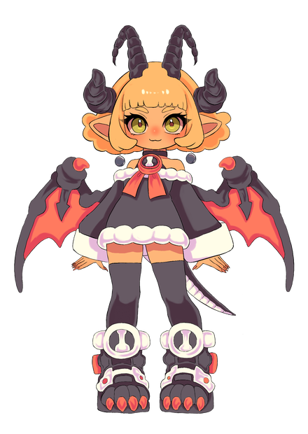 ドラゴン 少女 立ち絵