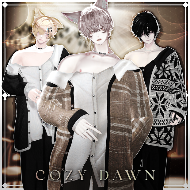 ▪️3AVA▪️ 𝒞𝑜𝓏𝓎 𝒟𝒶𝓌𝓃 / Chic Blanc X Huwamon Collaboration