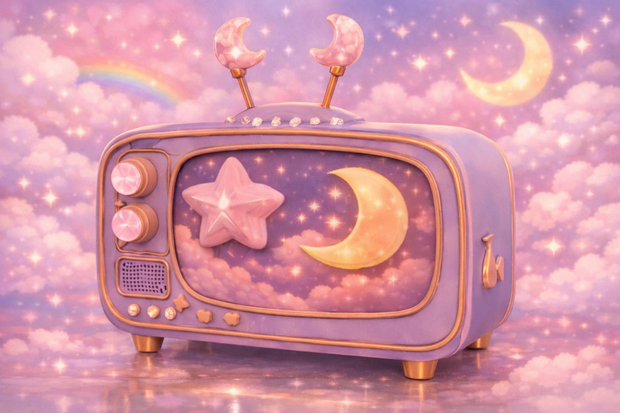 【ゆめかわいい】夢見るかわいいテレビと星空【プロップ】