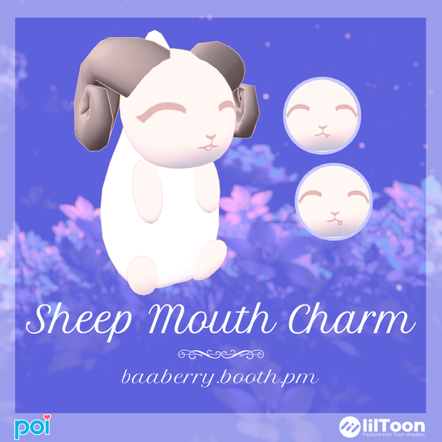 Sheep Mouth Charm 「ひつじチャーム」